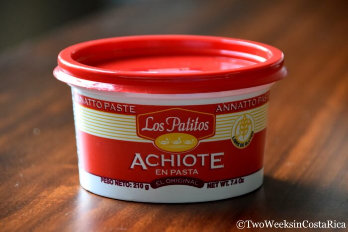Achiote Paste for Making Arroz con Pollo