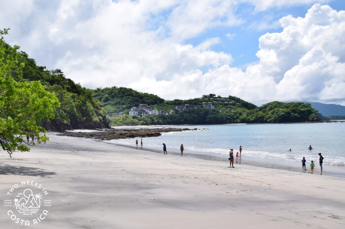 Uncrowded beach Costa Rica Covid