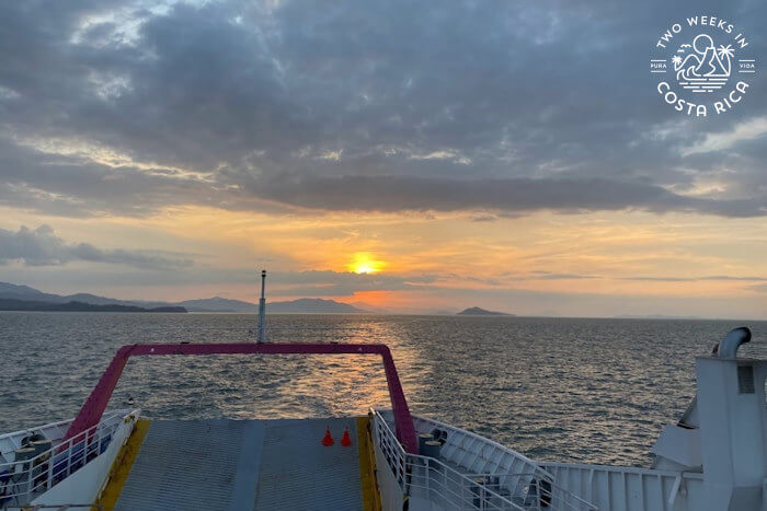 Sunset views ferry